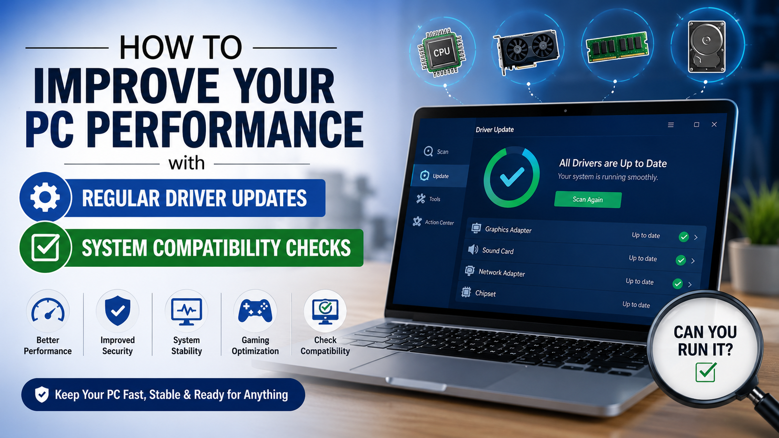 How to Improve Your PC Performance with Regular Driver Updates and System Compatibility Checks